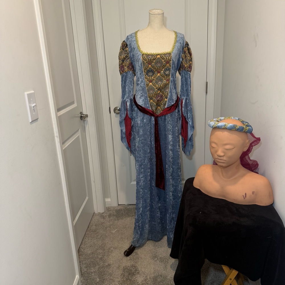 Maid Marian Medieval Renaissance Adult Women’s Costume sz: XL - Picture 2 of 9